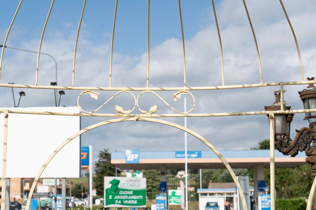 Biscottini Gazebo in ferro L400XPR400XH390 CM Molto solido stabile Offerta Speciale