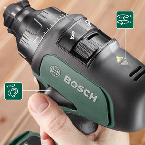 TRAPANO BOSCH BATTERIA LITIO 18V. ADVACED IMPACT 18 + VALIGETTA E ACCESSORI