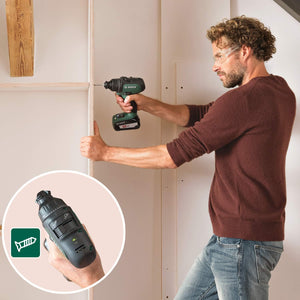 TRAPANO BOSCH BATTERIA LITIO 18V. ADVACED IMPACT 18 + VALIGETTA E ACCESSORI