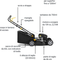 TOSAERBA ALPINA AL5 46SA ST140 TR.-CM.46