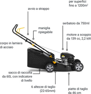 TOSAERBA ALPINA AL5 46SA ST140 TR.-CM.46