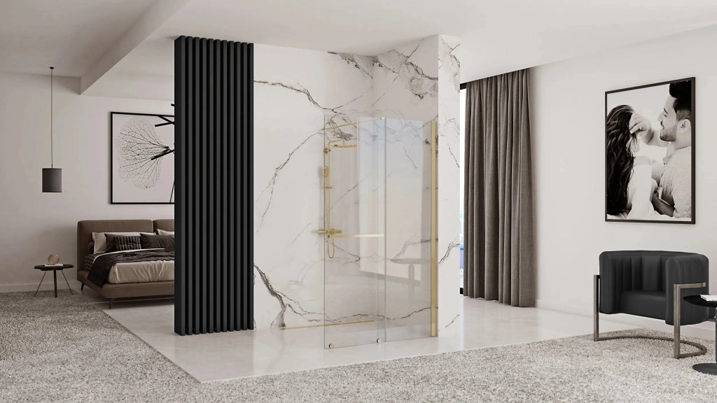 Parete Doccia Rea Cortis Gold 120
