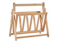 Porta Riviste in Legno Pieghevole Salvaspazio 36.5x30 H 37.5 cm
