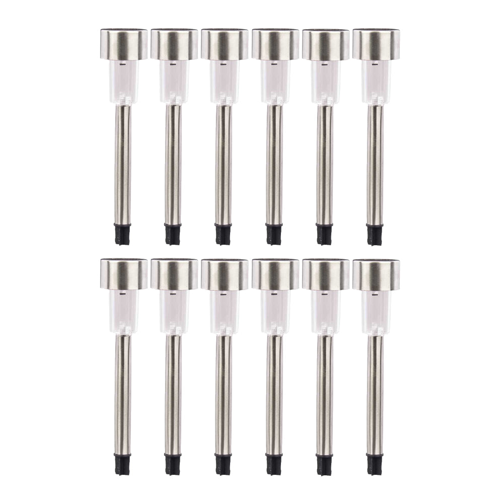 Lampada Solare Giardino Esterno 12pcs LED Luci Solari per Prato Terra H31cm