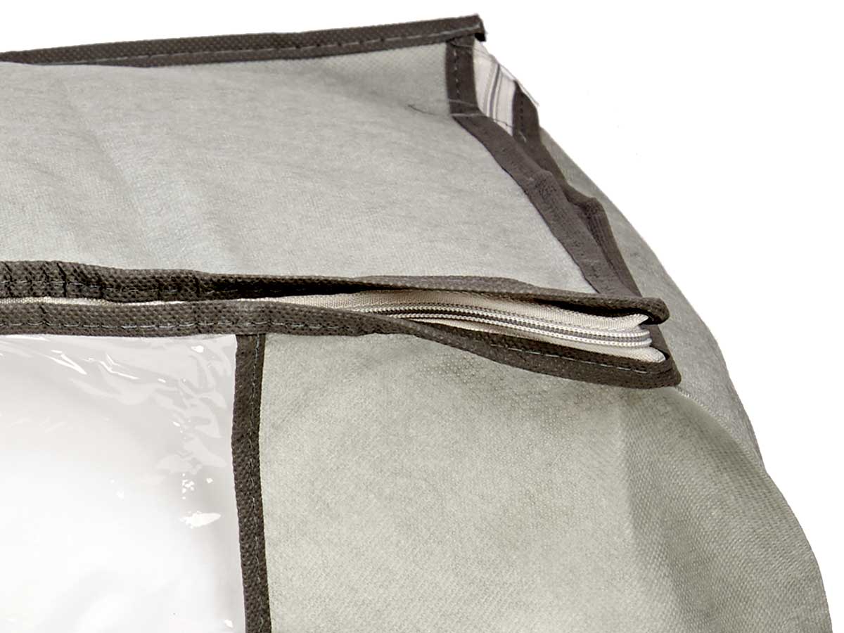 Scatole Kit 4pz Contenitori Indumenti Piumoni Vestiti Organizer Armadio 60x45x30