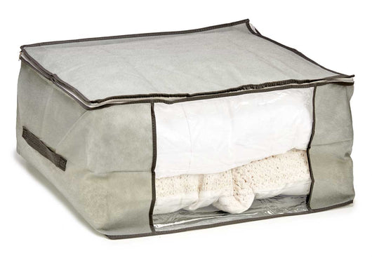 Scatole Kit 4pz Contenitori Indumenti Piumoni Vestiti Organizer Armadio 60x45x30