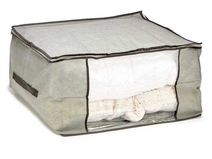 Scatole Kit 4pz Contenitori Indumenti Piumoni Vestiti Organizer Armadio 60x45x30