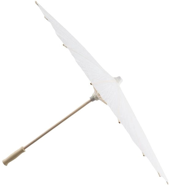 Ombrello Decorativo 60 cm - Ombrello di Carta - Aspetto Vintage - Manico in Legno - Ideale per Attività Ospedali Pediatrici - Possibilità di Personalizzazione con Tempera