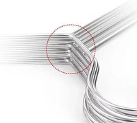 Grucce 36pz Appendiabiti in Acciaio Pesante Salvaspazio Resistenti Giacche Vestiti Pantaloni