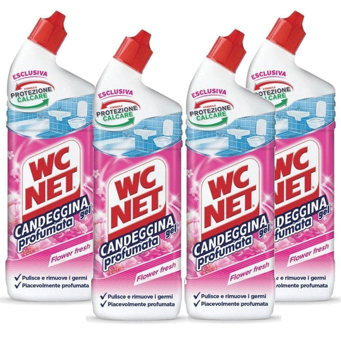 4 x WC Net Candeggina Profumata 750 ml Promo Pack Nuova Formula