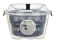 Kit 2 Pezzi Centrifuga per Verdure Manuale in Plastica per Alimenti Colori Assortiti