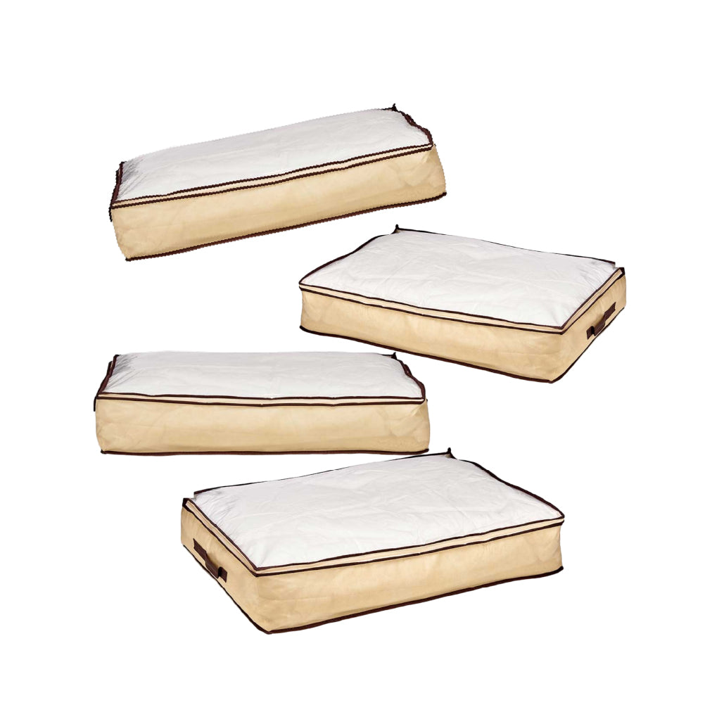 Scatole Portatutto TNT e PVC Kit 4pz Ideali per il Cambio Stagione Salvaspazio