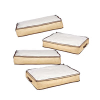 Scatole Portatutto TNT e PVC Kit 4pz Ideali per il Cambio Stagione Salvaspazio