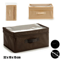 Scatole Kit 3pz TNT e PVC Ideali per il Cambio Stagione Contenitore Salvaspazio