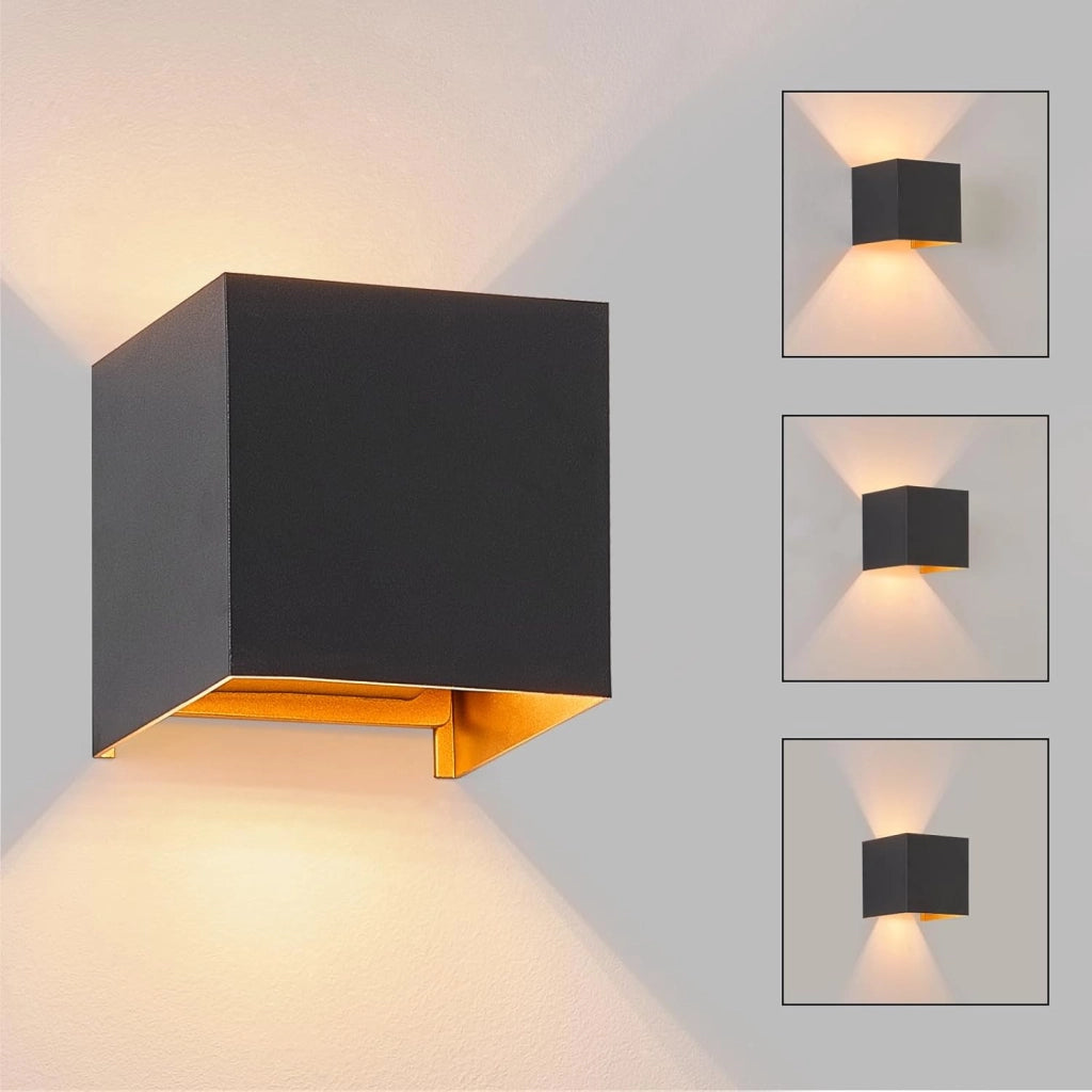 ZMH Applique da parete a LED per interni Luce verso l'alto e verso il basso Applique da parete per esterni IP65