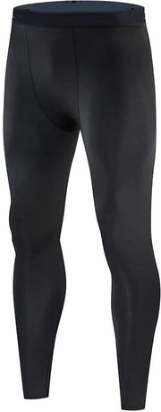 Leggins sportivi per uomo - rapido assorbimento - materiale elastico - compressione - tessuto poliestere