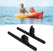 Supporto alle caviglie per kayak - Regolabile con chiusura - Protezione per le caviglie durante la navigazione - Pedaliera 11x6 cm - Guidarelli 41,5x3,2 cm - Facile da installare - Realizzato in altofusto - Pedali per kayak