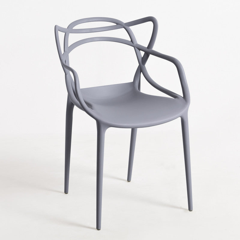 6 Sedie Design Firenze Grigia in Polipropilene - La Dea Sedia