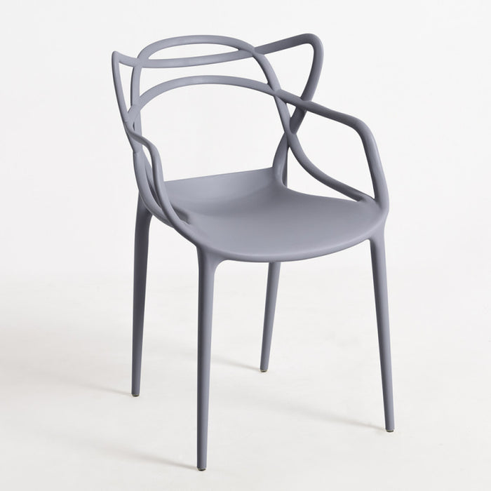 6 Sedie Design Firenze Grigia in Polipropilene - La Dea Sedia