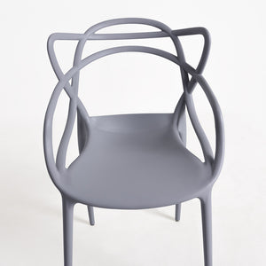 6 Sedie Design Firenze Grigia in Polipropilene - La Dea Sedia