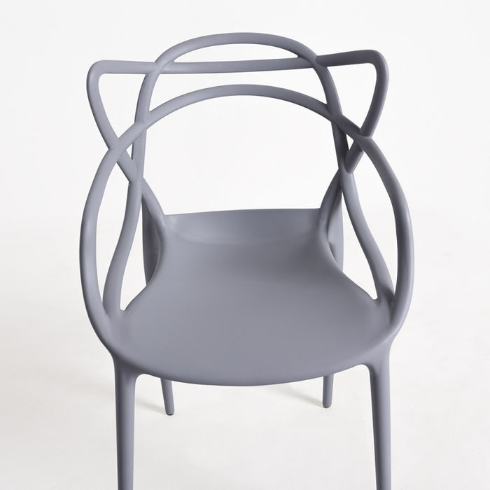 6 Sedie Design Firenze Grigia in Polipropilene - La Dea Sedia