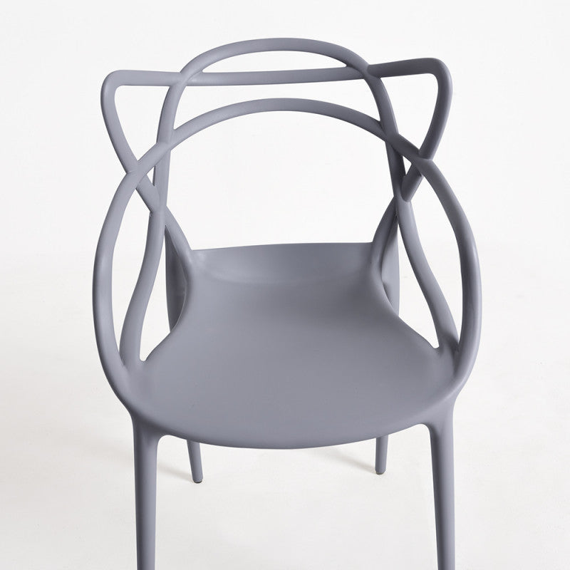 6 Sedie Design Firenze Grigia in Polipropilene - La Dea Sedia