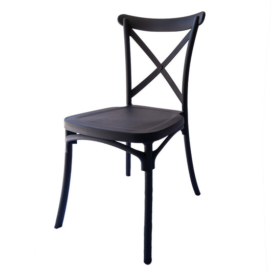 Sedia Cross Nera  - La Dea Sedia