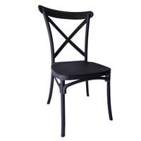 Sedia Cross Nera  - La Dea Sedia