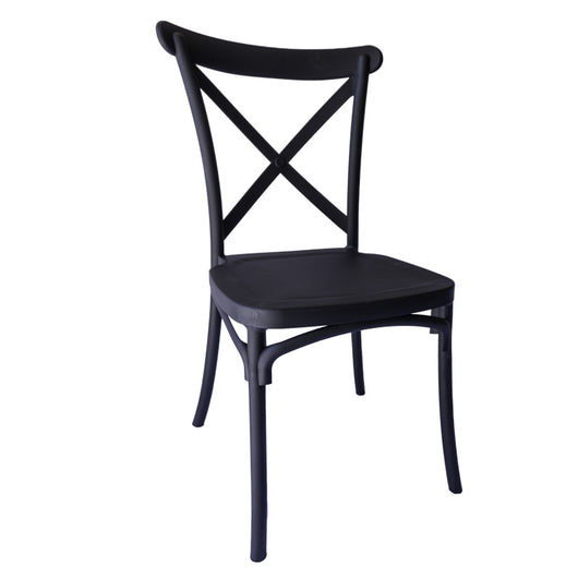 Sedia Cross Nera  - La Dea Sedia