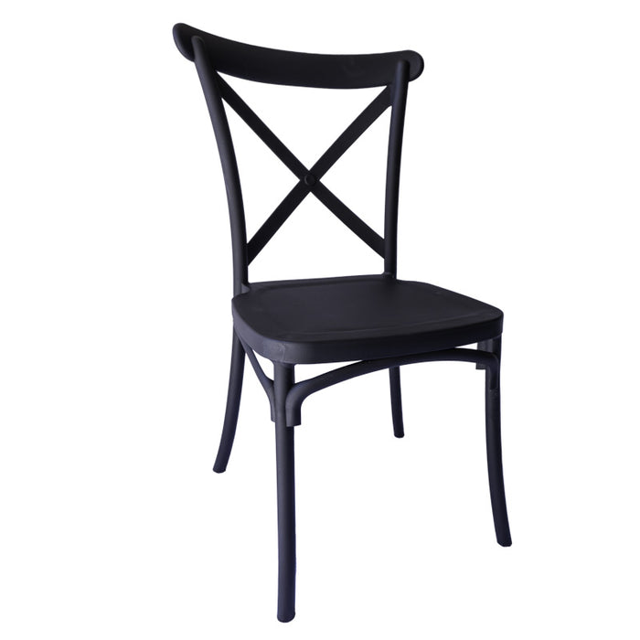 Sedia Cross Nera  - La Dea Sedia