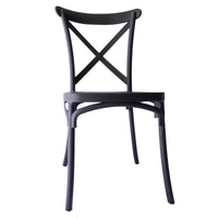 Sedia Cross Nera  - La Dea Sedia
