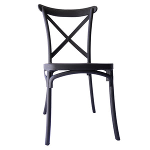 Sedia Cross Nera  - La Dea Sedia