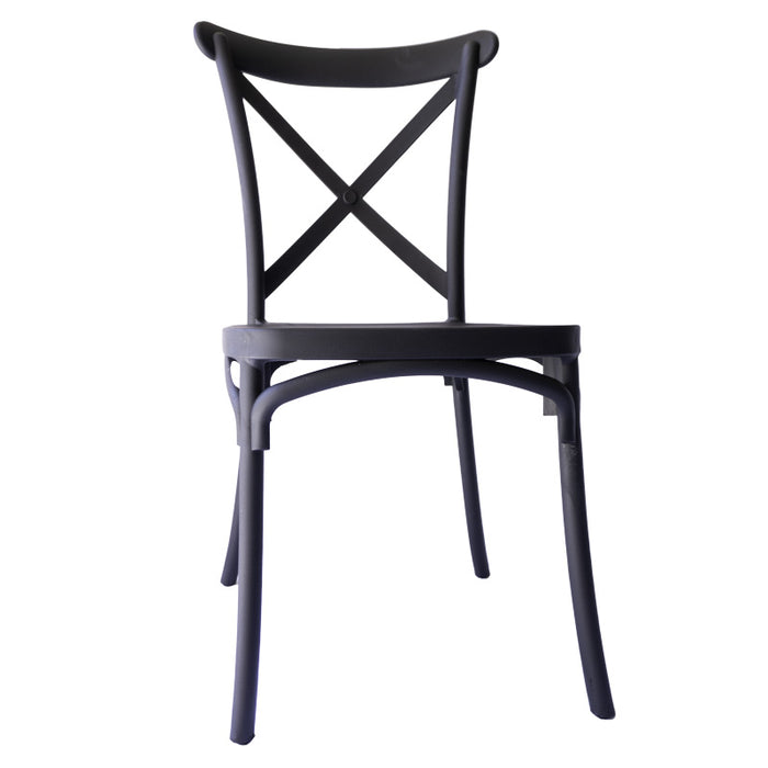 Sedia Cross Nera  - La Dea Sedia