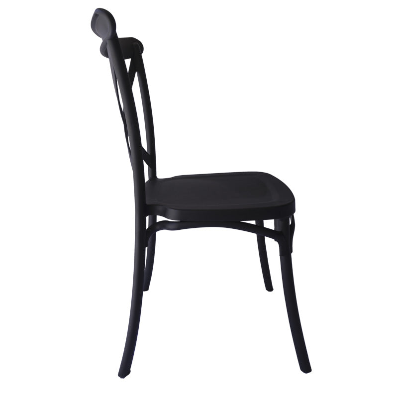 Sedia Cross Nera  - La Dea Sedia