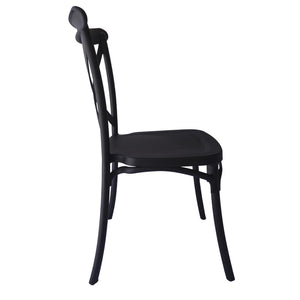 Sedia Cross Nera  - La Dea Sedia