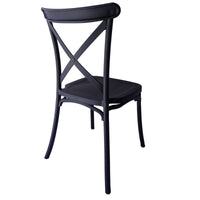 Sedia Cross Nera  - La Dea Sedia