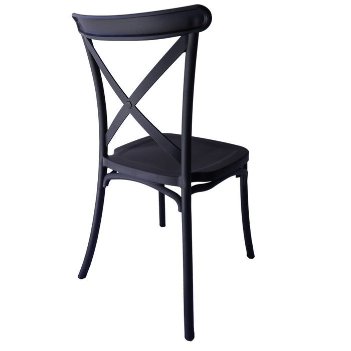Sedia Cross Nera  - La Dea Sedia