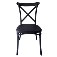 Sedia Cross Nera  - La Dea Sedia