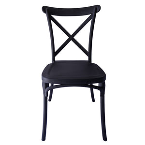 Sedia Cross Nera  - La Dea Sedia