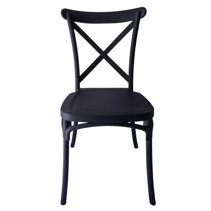 Sedia Cross Nera  - La Dea Sedia