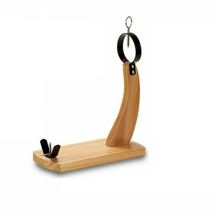 Porta Prosciutto in Legno, per Prosciutto Crudo Iberico Serrano e Italiano