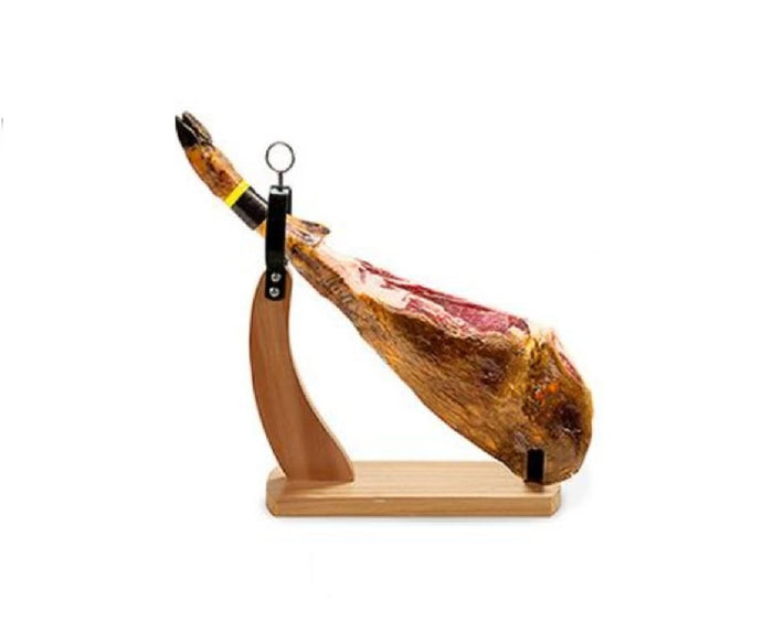 Porta Prosciutto in Legno, per Prosciutto Crudo Iberico Serrano e Italiano