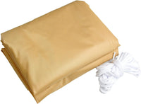 Tenda Ombrellone Antiriflesso Vela Ombreggiante Anti UV Triangolare 3.6x3.6x3.6mt Beige
