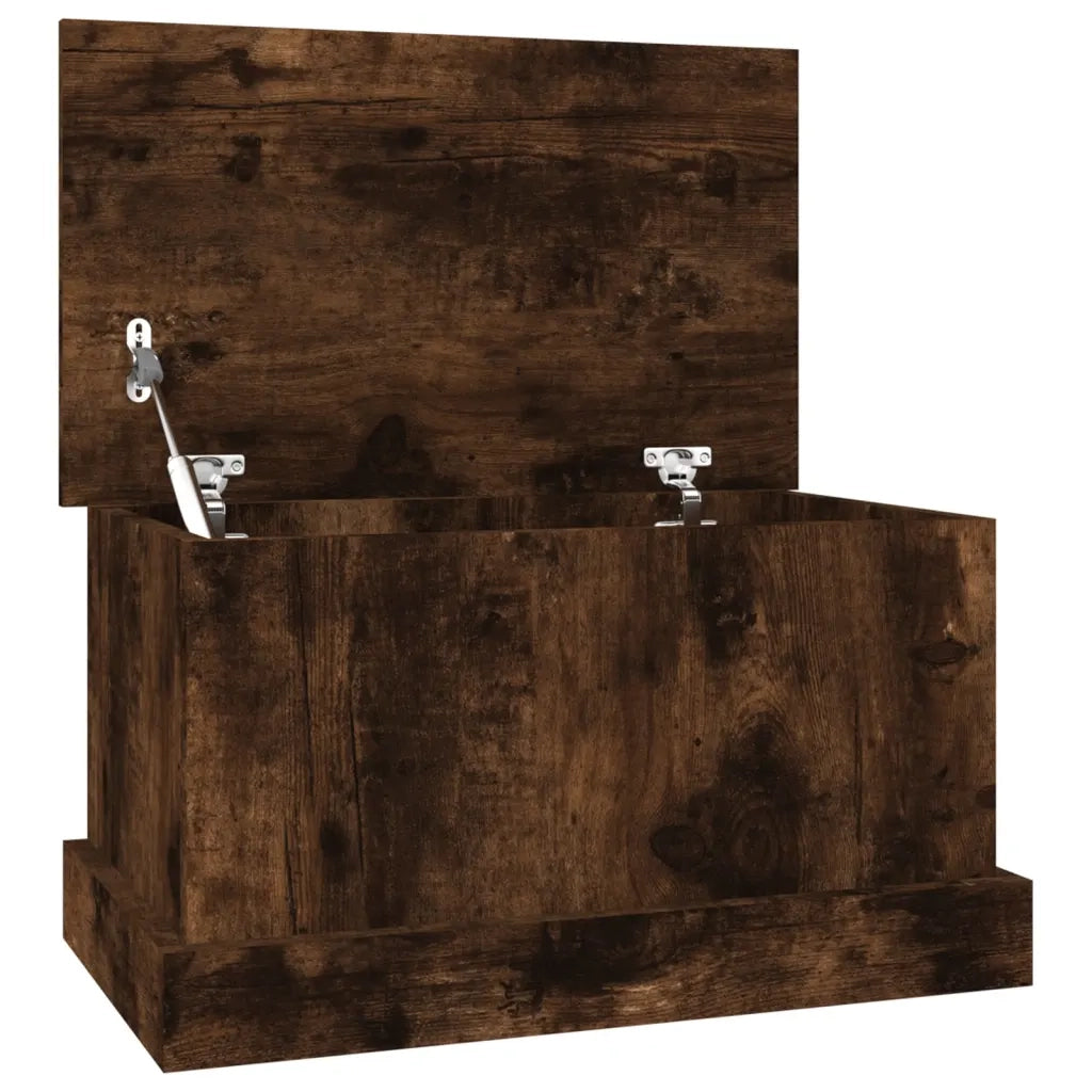 Contenitore Rovere Fumo 50x30x28 cm Legno Multistrato 816501
