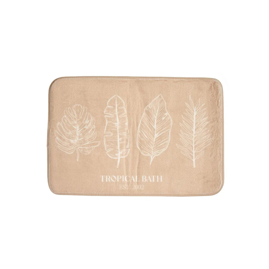 Tappeto da Bagno Beauty Super Assorbente Beauty 60x40 cm (Beige)