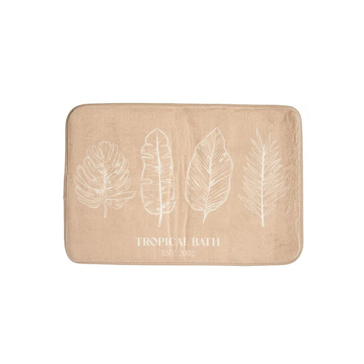 Tappeto da Bagno Beauty Super Assorbente Beauty 60x40 cm (Beige)