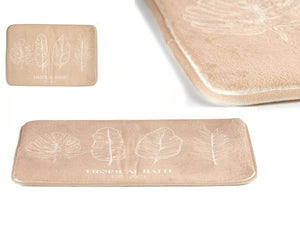 Tappeto da Bagno Beauty Super Assorbente Beauty 60x40 cm (Beige)