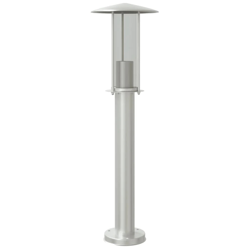 Lampada da terra per esterni in argento 60 cm in acciaio inox Argento 02_0042518