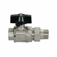 Valvola a farfalla con bocchetto ne m/f d.1-1/4