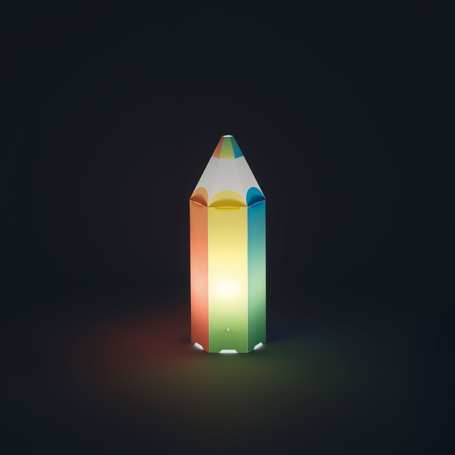 Lampada Da Scrivania Moderna Pin Pen Polilux ® Grafica Arcobaleno 1 Luce E27